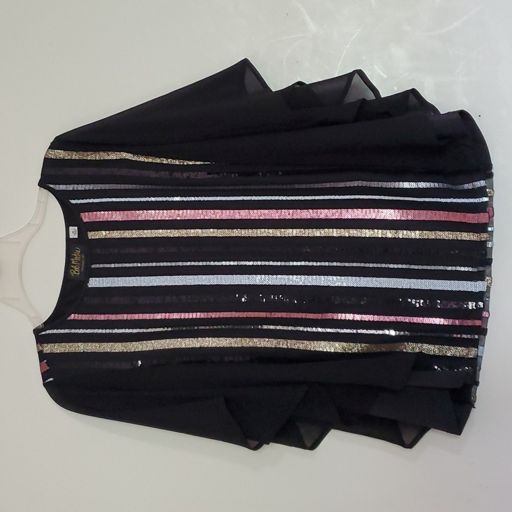 Black Sequin Top by Bob Mackie